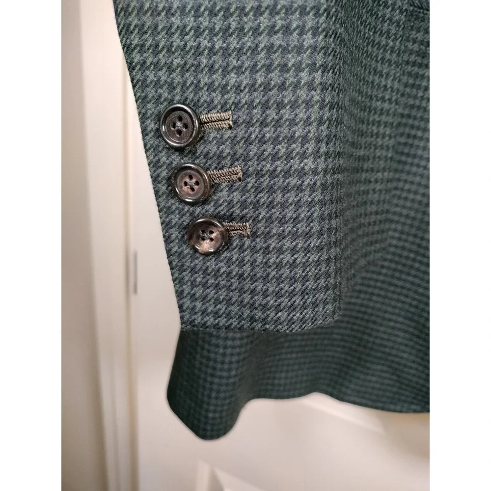 Vintage Brooks Brothers Wool Houndstooth Blazer Mens 42R USA
